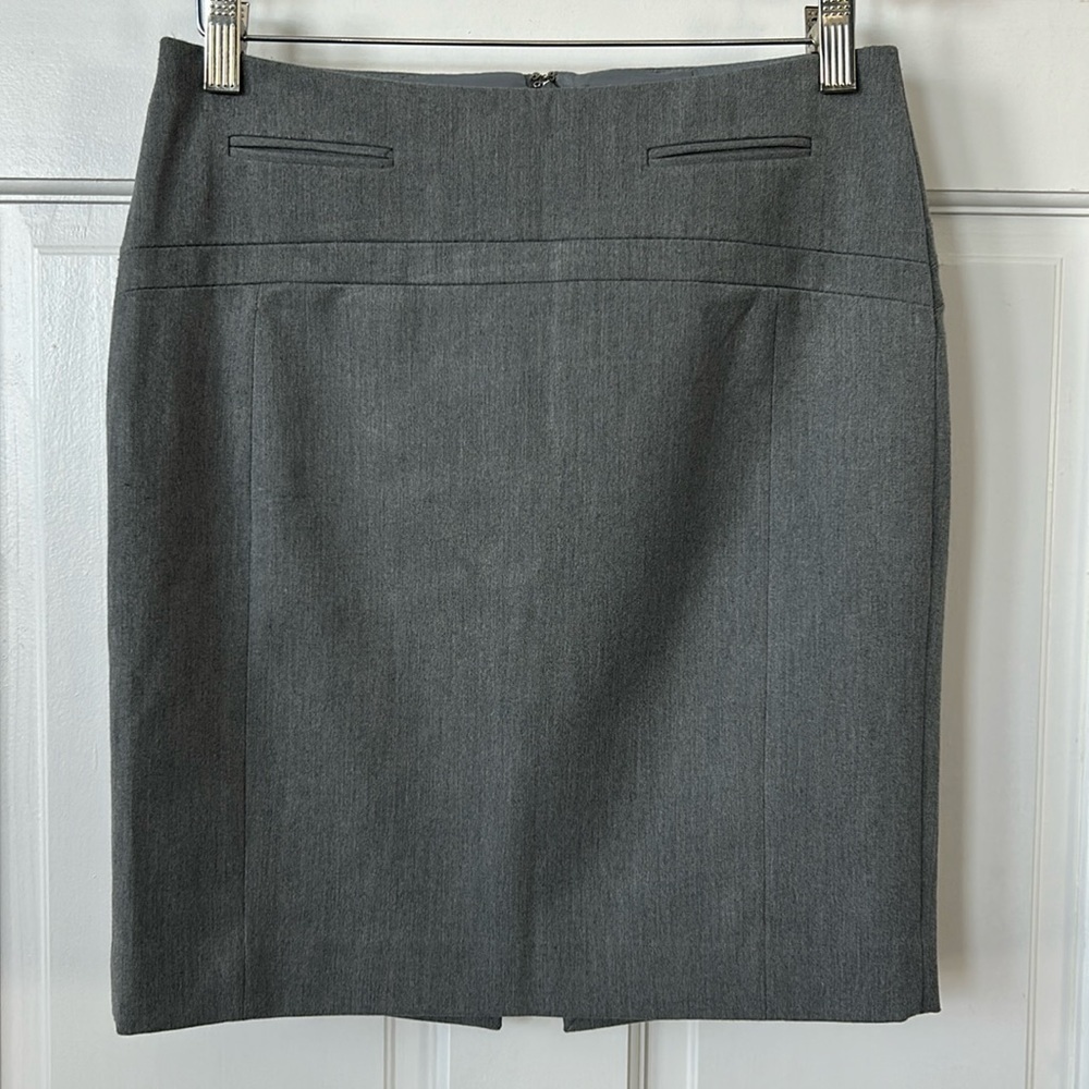 Express gray pencil skirt